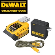 (READY STOCK) DEWALT Battery Charger and USB Wall Charging Kit, For 20V & 60V Dewalt Batteries, PD 1