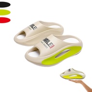 [Dzannc] Soft Air Cushion Slippers - Thick Sole Indoor Sandals for Men and Women (Shoe Size 26.5cm) 