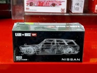 全新 KAIDO HOUSE MINI GT MINIGT 076 KHMG076 DATSUN 510 WAGON CARBON FIBER V3 日產 合金 模型車