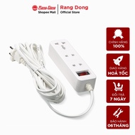 Ổ cắm kéo dài 2m và 5m Rạng Đông - Model: OC05 3C/2M/10A