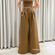 Lism P-037 High-Class Wide Leg Pants กางเกงขากว้างทรงหรู