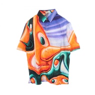 【มือสอง】 ดิออร์ Dior DIOR × KENNY SCHARF เสื้อเชิ้ตแขนสั้น ผ้าไหมผสมคอตตอน สำหรับผู้ชาย สภาพ A
