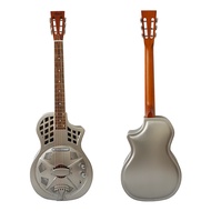 Aiersi nd Cutway Parlour size Vintage distressed finish Bell ss Electric Resonator Guitar TRG-10CME