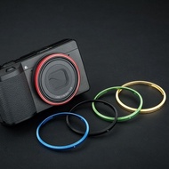 For GR3 GR3X HDF Metal Lens Decoration Protector Ring Cap for Ricoh GR III GRIIIX HDF Camera Lens