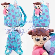 Disney Monster inc怪獸公司 boo 毛毛 backpack