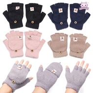 SOONA Winter Gloves Plush Apparel Accessories Keep Warm Flip Cover
