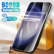 3Pcs Hydrogel Film For Samsung Galaxy note 20 10 9 8 Screen Protector For S24 ultra S22 S23 FE