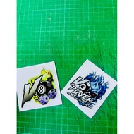 STICKER MOTOR LC V8 PRINT 👍