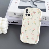 YBD Cute Wave Phone Case for Samsung Galaxy A51 A71 4G M40S A515F Small Fresh Flowers and Cute Littl