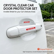 Haval Transparent Protective Inner Car Door Bowl Thickened Door Handle Protector Scratch-resistant a