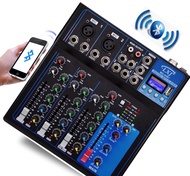 MG-04 มินิ มิกซ์เซอร์ 4 แชลแนล DJ สตูดิโอ KARAOKE Live สด Gaming ควบคุมซาวด์ Sound งานเครื่องเสียง ภ
