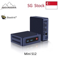 Beelink Mini S12 N95 or Mini S12 Pro N100 mini PC, Intel Processor Alder Lake-N95, 3.4 GHz