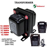 Goldsource Auto-Switch Transformer  (110V  220V) - 750Watts to 3000 Watts