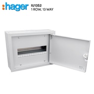 HAGER IU13S METAL ENCLOSURE BOX (1 ROW 13 WAYS)