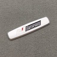 3D Metal Car Stickers N Line Logo Emblem Seat Badge Nline Sticker Accessories For Hyundai N Avante S