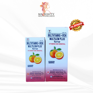 MULTILEM PLUS (Multivitamins + Iron) SYRUP FOR KIDS 2 -12 YEARS OLD & ADULTS