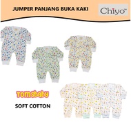 [TOMS] CHIYO BABY (1pcs) Long Jumper OPEN LEGS / CLOSE LEGS - BABY Sleepsuit Jumpsuit (0-3 months)