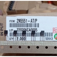 (1 PIECE) TRANSISTOR 2N5551 NPN Original (COPPER LEGS) TRANSISTOR 2N 5551 IC TRANSISTOR 2N5551 NPN 2