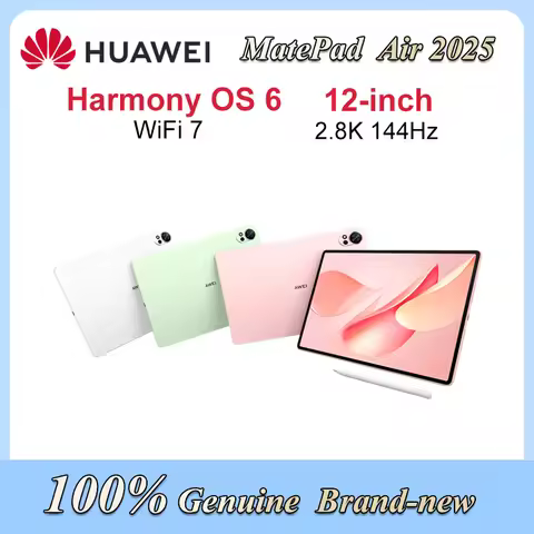 2025 HUAWEI MatePad Air 12-inch Tablet 2.8K 144Hz Harmony OS 5 WiFi 7 12GB 256GB/512GB 2800*1840 101