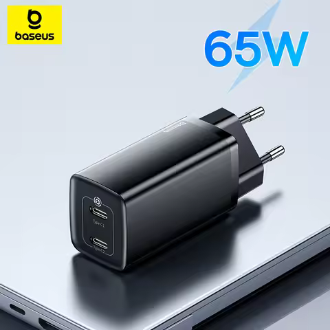 Baseus 65W GaN Charger Quick Charge 4.0 Type C PD Charger USB Charger for iPhone 17 16 15 Samsung Xi