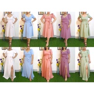 ❉✓FILIPINIANA PLUS SIZE neoprene formal gown dress wedding kasal debut ninang