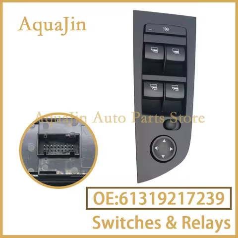 61319217239 Front Left Master Power Window Switch For BMW 1 Series E81 E87 E90 E91 318i 320i 2.0T 2.