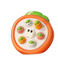 Handheld Cute Radish Whac-a-Mole Kids Educational Toys 0-3 Years Old Baby Press Music Toddler Mini 1-Year-Old 2-Year-Old