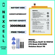 NEXCELL Bateri Serasi untuk ZTE Maxis NeXT X1 VFD710 X X1 Z965 Vodafone Smart V8 Battery LI3930T44P6