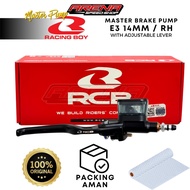 RCB Racingboy RH Master Brake Pump E3 14mm Master Brake Right Racing Boy E3 14 mm Universal Original