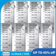 Metal Sheet Thickness Gauge, 8 Pack Stainless Steel Wire Gauge Size Inspection Tool Welding Tool Acc