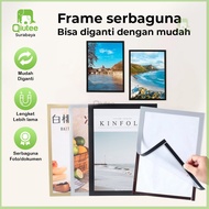 Magnetic Photo Frame A4/A5/A6/A3 Photo Certificate Frame Wall Sticker Frame Magnetic Frame