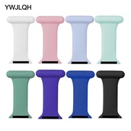 [YWJLQH] Paramedic Midwives Nurses Pin Silicone Watch Band Fob Strap Fit for iWatch 5