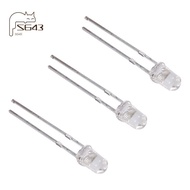 3mm White LED Light 100pcs Light Emitting Diode