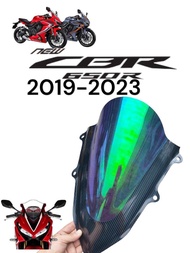 ชิวแต่ง ปรอท + ลายเคฟล่า สำหรับ Honda CBR650R 2019-2023//z