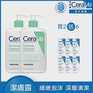 【CeraVe適樂膚】溫和泡沫潔膚露 473ml*2 超值限定組(泡沫質地)