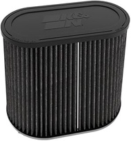 K&N Universal Clamp-On Air Filter: High Performance, Premium, Washable, Replacement Filter: Flange D