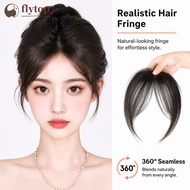 FLYTOP Synthetic Invisible Fluffy Wig on The Top of The Head Women's Fluffy Lightweight Invisible Wi