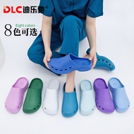 Doctor Nurse Shoes Anti-slip Medical Hole Shoes Safety Work Shoes EVA Chef Shoes Slippers Female Doc