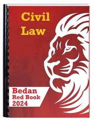 BEDAN RED BOOK 2024 CIVIL LAW REVIEWER