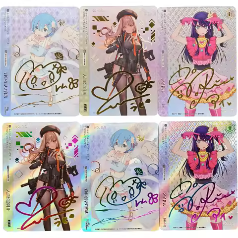 Weiss Schwarz AGR Collection Card Anime Nikke Rem Bronzing Signature Card Texture Refractive Color R