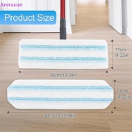 Annasun For H2prO Flat Mop System Flat Mop Pad Replacement Parts Microfiber Mop Pad Reusable Washabl