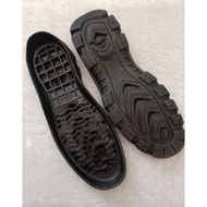 Men's safety shoe sole, touring shoe sole, flexible rubber semi-slip sole (dr.251 black)