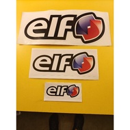 Elf lubricant oil sticker