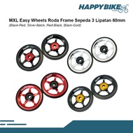 Mxl Easy Wheel 60mm Pikes Brompton 3Fold Alloy Easywheel Bike