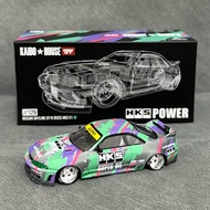 Mini GT Kaido R33 HKS Chase