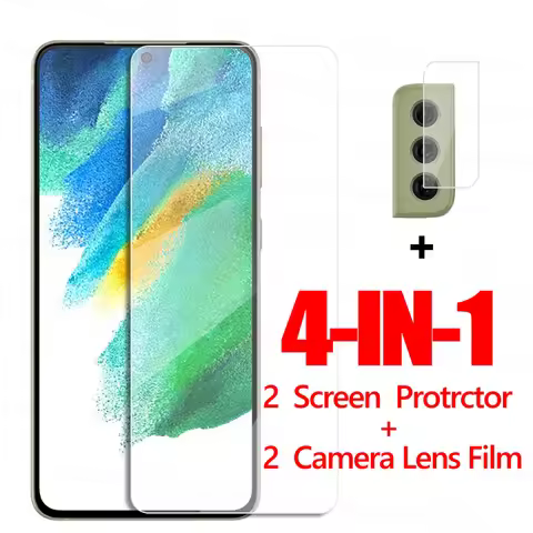4IN1 Glass For Samsung Galaxy S21 FE 5G Tempered Glass Samsung Galaxy S20 S21 FE 5G Screen Protector