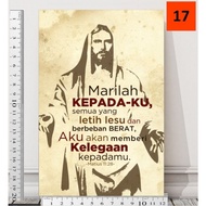 hiasan dinding rohani kristen / Dekorasi pajangan Rohani ayat-ayat alkitab