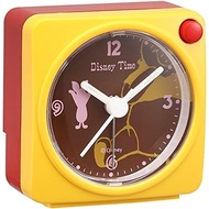 SEIKO FD471Y Clock Alarm Winnie the Pooh Piglet Analog Disney Time Yellow