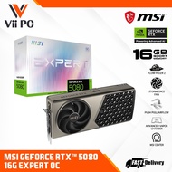 MSI  GeForce RTX 5080 / RTX5080 / RTX 5080 16G EXPERT OC DDR7 GAMING GRAPHIC CARD