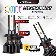 OMNI BEYOND Car LED Headlight H4 H7 H8 H11 H1 HB3 HB4 9006 9005 C6 X3 HID Car Headlamp LED Bulb